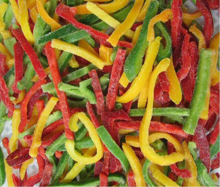Frozen Mixed Sliced Sweet Bell Pepper 3 Color