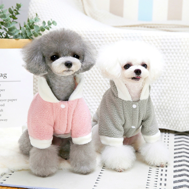 Pet Apparel Dog Clothes New Styles Pet Costumes Thick Cashmere Warm and Soft Dog Winter Coat
