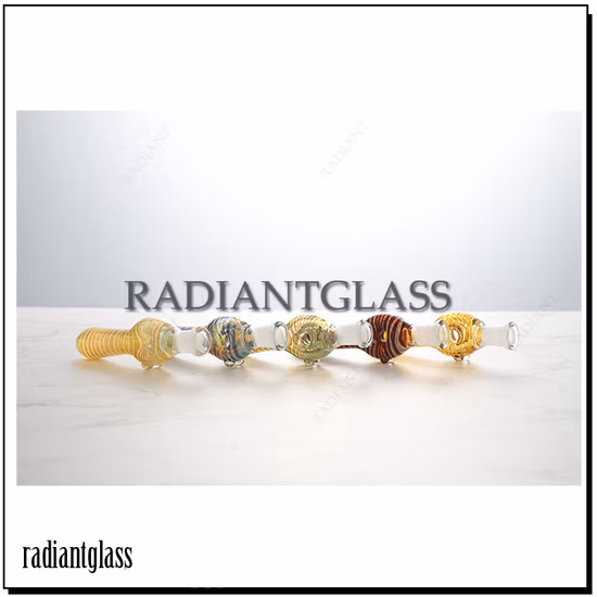 Colector de néctar Agujero en forma de Chillum One Hitter Color mezclado